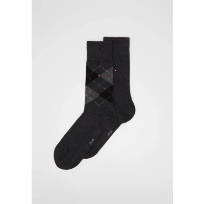 Afbeelding van Tommy Hilfiger MEN Sokken, Heren, Maat: 39 42, Anthracite