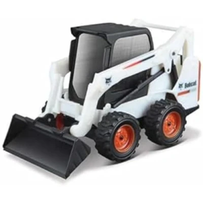 Afbeelding van Bburago Bobcat B18 31801 Compact gegoten lader met werkemmer verzamelbaar model 1/50 10 cm S590W verschillende patronen en kleuren