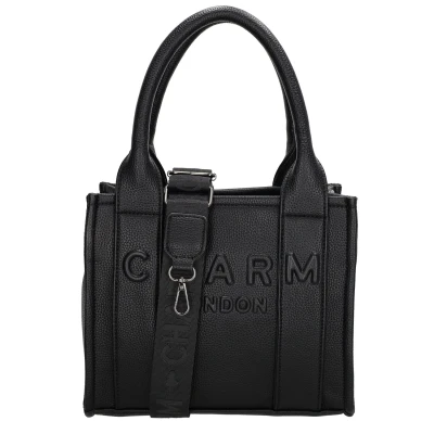 Afbeelding van Charm London Bond Handtas Stijlvol Schoudertas Crossbody Schouderband Praktisch Zwart