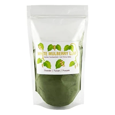 Afbeelding van Witte moerbeibladpoeder 300 g, Morus alba