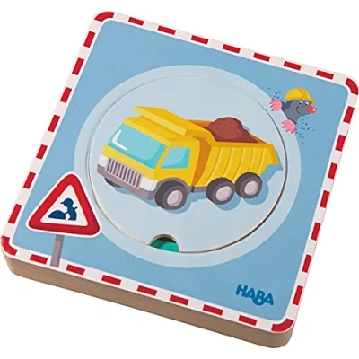 Afbeelding van Haba Puzzel Voertuigen Hout