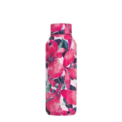 Afbeelding van Quokka drinkfles RVS Solid Pink Bloom 510 ml