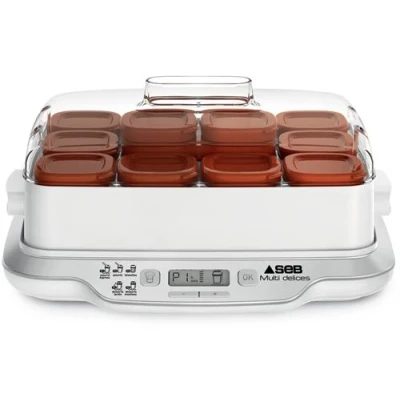 Afbeelding van SEB Yoghurtmaker Multidélices YG661A00 12 Potten 140 ml Glas