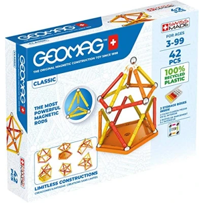 Image de Jeu de construction magnétique Geomag Classic Green Line junior