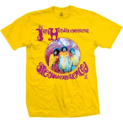 Afbeelding van Jimi Hendrix Are You Experienced Heren T shirt 2XL Geel