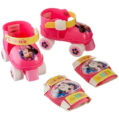 Afbeelding van Disney Rolschaatsen Minnie Mouse Meisjes Roze/wit Maat 23 27