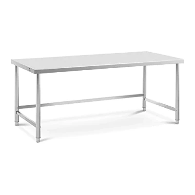 Afbeelding van Royal Catering Werktafel roestvrij staal 200 x 90 cm 100 kg capaciteit