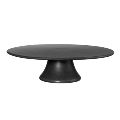 Afbeelding van Asa Cake Plate, Zwart Iron D. 35 Cm, H. 10,5 Cm Grande