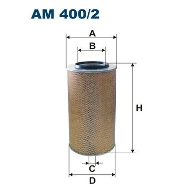 Afbeelding van FILTRON AM 400/2 Luchtfilter 475 256 Filter insert