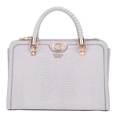 Afbeelding van GUESS Handtas Schoudertas Orlina Society Satchel Lavendar Grey Lichtgrijs