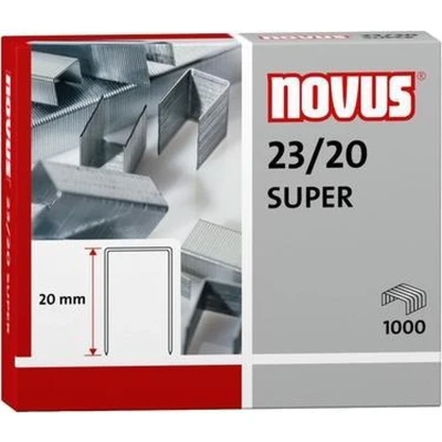 Afbeelding van nietjes Novus 23/20 super doos à 1000 stuks