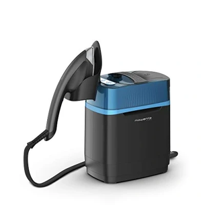 Image de Centrale Vapeur Rowenta Cube UR2020D1 2170W 1.1L 200g/min Ultra Léger Réservoir Amovible Semelle Emettant de la Chaleur Inox Noir