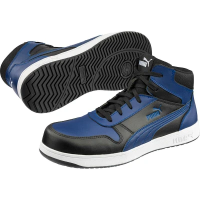 Afbeelding van Puma Frontcourt S3L 630070 Zwart/Blauw 42