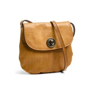 Afbeelding van Pieces Schoudertas, Dames, Maat: One Size, Cognac