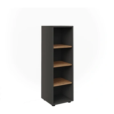 Afbeelding van Vicco IrmaMidikast 30 x 95 cm 4 opbergvakken Antraciet/Artisan