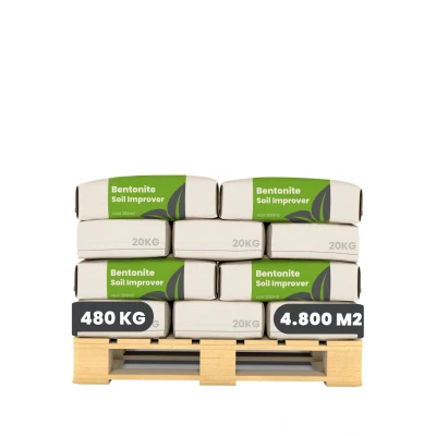 Afbeelding van Organifer Bentoniet Klei Zandgrond Bodemverbeteraar( 24x = 480 kg voor 4800 m2)