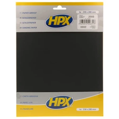 Image de Papier abrasif p2000 hpx 4 feuilles