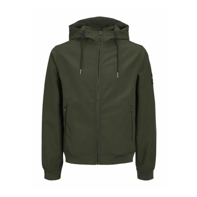 Afbeelding van JACK&amp;JONES JJEBASIC SOFTSHELL HOOD NOOS Heren Jas Maat XXL