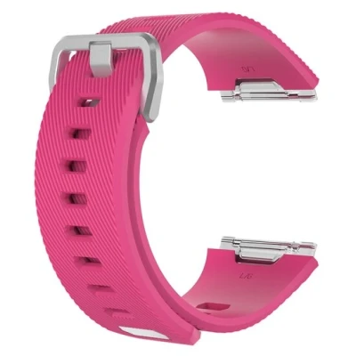 Afbeelding van Fitbit Ionic siliconen bandje met gesp Maat: Small roze