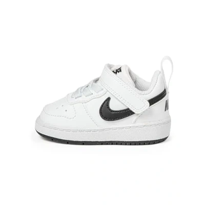Afbeelding van Nike Sportswear Court Borough LOW Recraft (TD Sneakers laag voor kinderen, Maat: 18.5, White/black Imitatieleer/ textiel