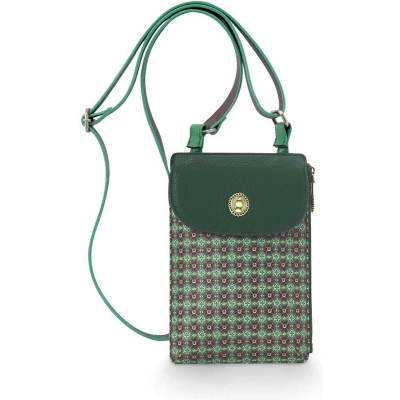 Afbeelding van Pip Studio Pippa Telefoontas Groen Clover Waterafstotend