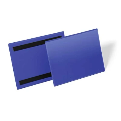 Afbeelding van Documenthoes Durable magnetisch A5 liggend blauw