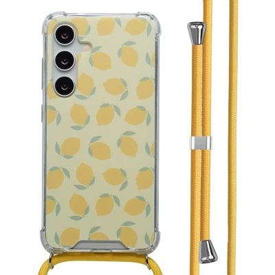 Afbeelding van imoshion Design hoesje met koord voor de Samsung Galaxy S24 Citrus Dream
