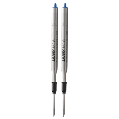 Afbeelding van LAMY M 16 Mine 801 navulpen van metaal in de kleur blauw lijnbreedte B