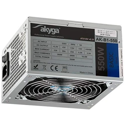 Afbeelding van Voedingsbron Akyga AK B1 550 ATX W