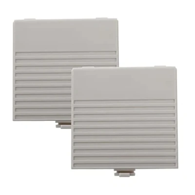 Afbeelding van OTOTEC Vervangende beschermhoes voor batterijdeur, compatibel met klassieke Game Boy console, kunststof, grijs, 2 stuks
