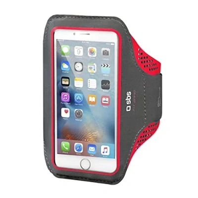 Afbeelding van SBS Mobile Univ. Phone Arm band FIT BAND, Red XL