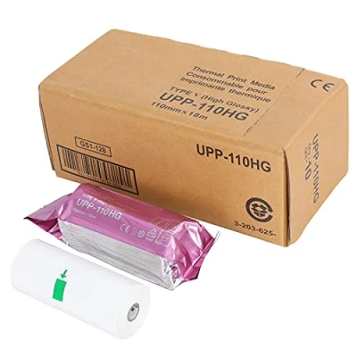 Afbeelding van Upp 110HG Ultrasoon vervangend papier voor Sony 110 mm x 18 m, 10 rollen