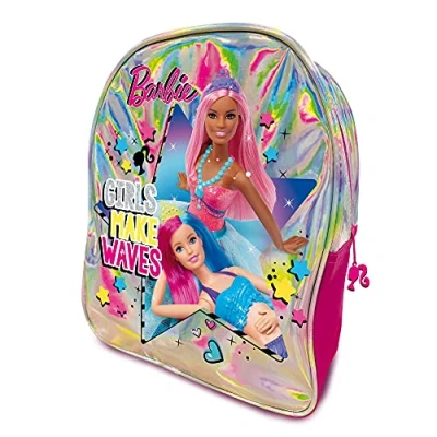 Afbeelding van Creatief Spel met Boetseerklei Barbie Fashion Rugzak 14 Onderdelen 600 g