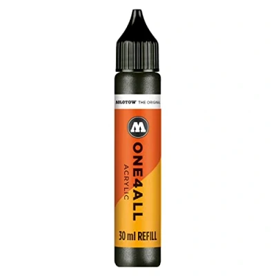 Afbeelding van Molotow ONE4ALL™ 30ml metallic zwarte navul Inkt op acrylbasis