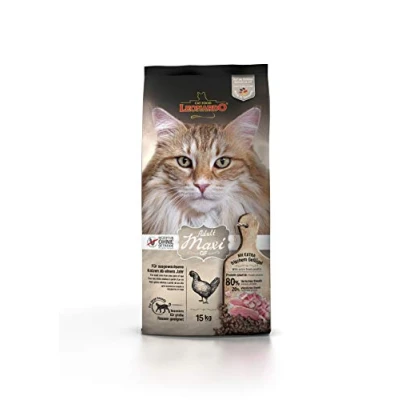 Afbeelding van 2x15kg Adult Maxi Grainfree Leonardo Kattenvoer