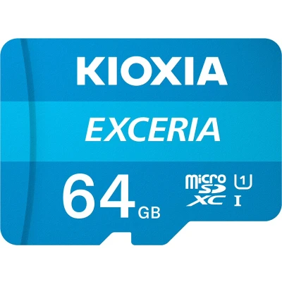 Afbeelding van Kioxia Exceria 64GB MicroSDXC Klasse 10 UHS I