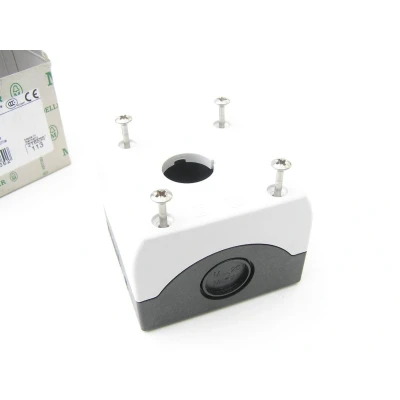 Afbeelding van Eaton M22 I1 Opbouwbehuizing 1 inbouwplaats, Voor bodembevestiging (Ø x h) 22 mm 80 Antraciet stuk(s)