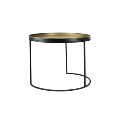 Afbeelding van Countryfield Bijzettafel Marton Goud 56 x 48 cm