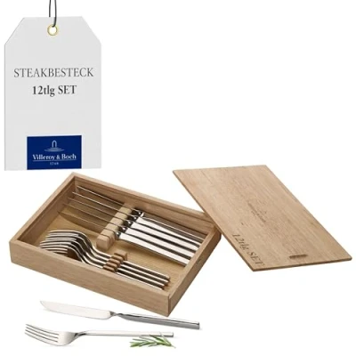 Afbeelding van Villeroy &amp; Boch Steakbestek NewWave 12 Delig