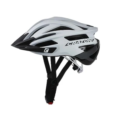 Afbeelding van Cratoni Helm Agravic White Black Glossy L Xl