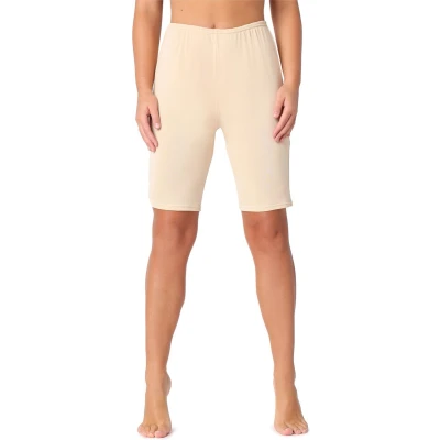 Afbeelding van Bellivalini BLV50 268 Dames viscose zijde ondergoed knielang, Beige