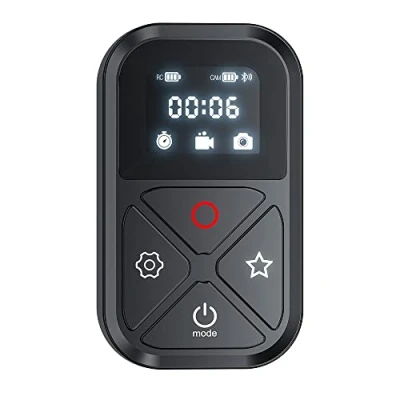 Afbeelding van Telesin T10 Bluetooth Remote voor GoPro 12/11/10/9/8 actioncam Inclusief polsband Draadloze Afstandsbediening Zwart