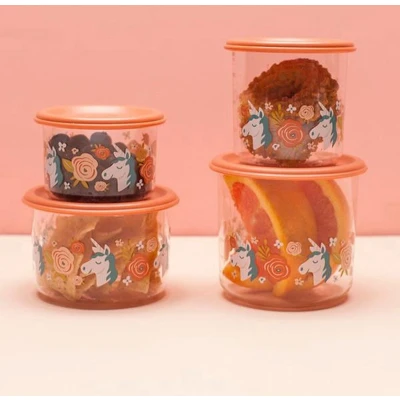 Afbeelding van Sugarbooger snackdoosjes good lunch unicorn small 2st