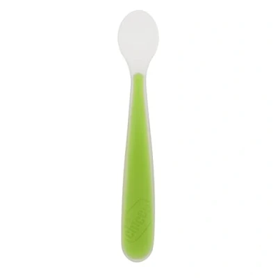 Afbeelding van Chicco, Kinderservies + bestek, Zachte lepel