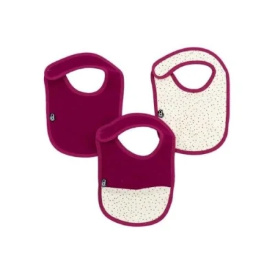 Afbeelding van Verpakking van 3 slabbetjes DOMIVA 0 6 maanden Katoenen gaas Grenadine