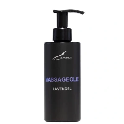 Afbeelding van Massageolie Lavendel 300 ml met pomp zwarte fles 100% natuurlijk biologisch en koud geperst