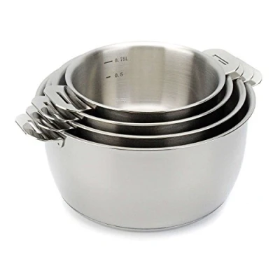 Image de Set de 4 casseroles Beka Select 14 à 20 cm Argent