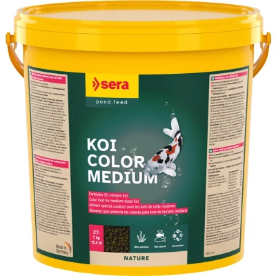 Afbeelding van Sera Koi Color Nature Medium Natuurlijk Kleurvoeder 7 kg