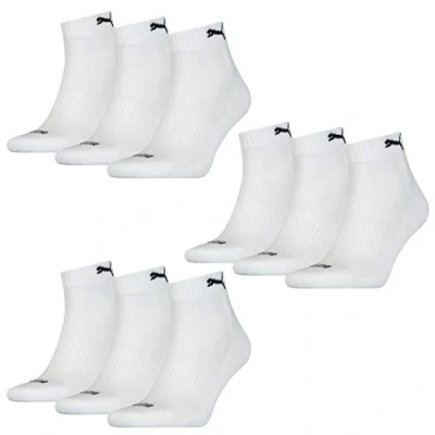 Afbeelding van PUMA Uniseks Sokken met Demping, Wit, Maat 39 42