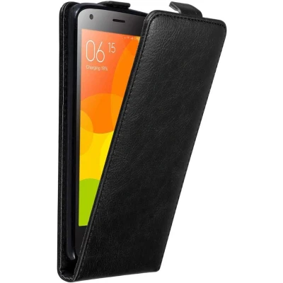 Afbeelding van Cadorabo Hoesje geschikt voor Xiaomi Mi 2 in ZWARTE NACHT Beschermhoes flip design Case Cover met magnetische sluiting